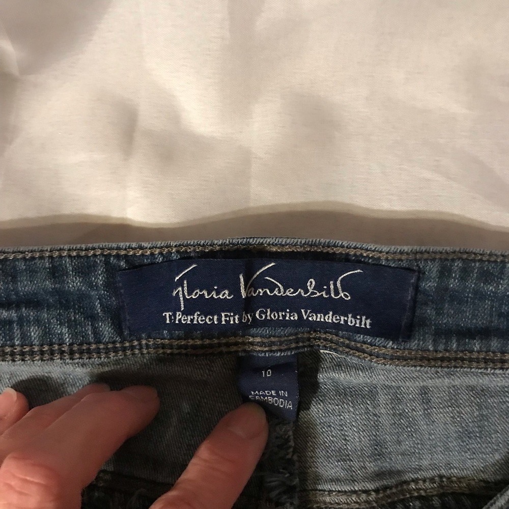 Gloria Vanderbilt jeans blue size 10 like new
